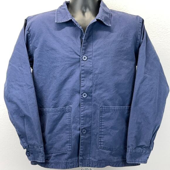 RIPNDIP The Great Wave of Nerm Ripstop Shirt Jacket Skater Skating Blue M Medium - Picture 2 of 7